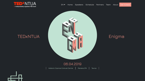 Screenshot or cover image from TEDxNTUA 2019